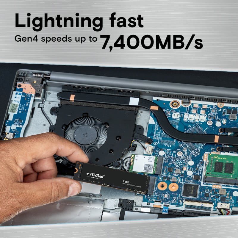 Crucial T500 M.2 NVMe Gen4 SSD - 4TB
