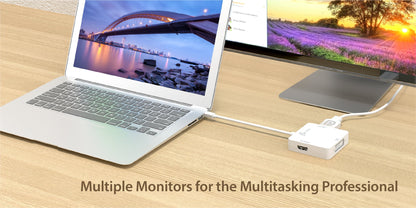 J5create mini DisplayPort to 4K DisplayPort/4K HDMI/DVI Adapter - JDA173