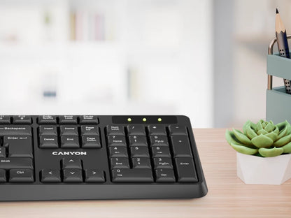 Canyon KB-W01 Wireless Keyboard - Black