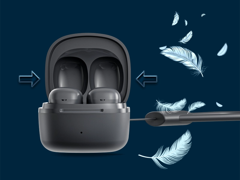 Canyon OnGo 4 Mini TWS True Wireless Earbuds - Grey