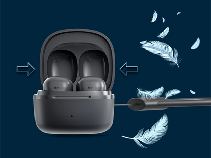 Canyon OnGo 4 Mini TWS True Wireless Earbuds - Grey