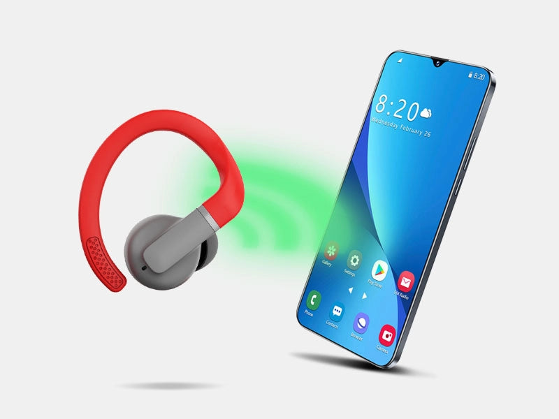Canyon OnRun 11 TWS-11 Sport True Wireless Earbuds - Red