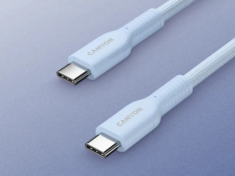 Canyon USB-C to USB-C 60W 1M - Light Blue
