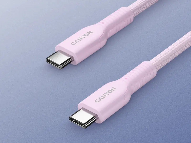 Canyon USB-C to USB-C 60W 1M - Pink