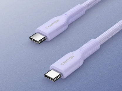 Canyon USB-C to USB-C 60W 1M - Purple