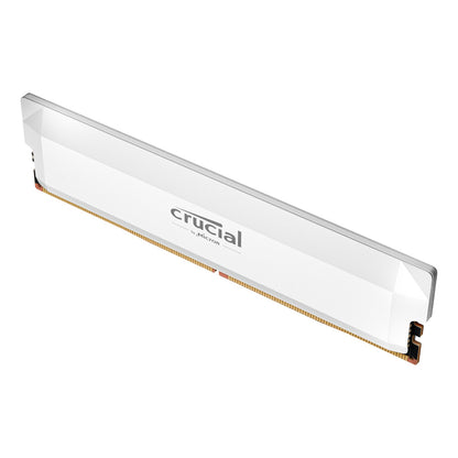 Crucial Pro DDR5 Overclocking White Desktop Memory – 16GB, 6000MHz