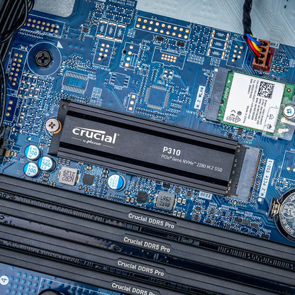 Crucial P310 Gen4 NVMe M.2 SSD - 1TB with Heatsink