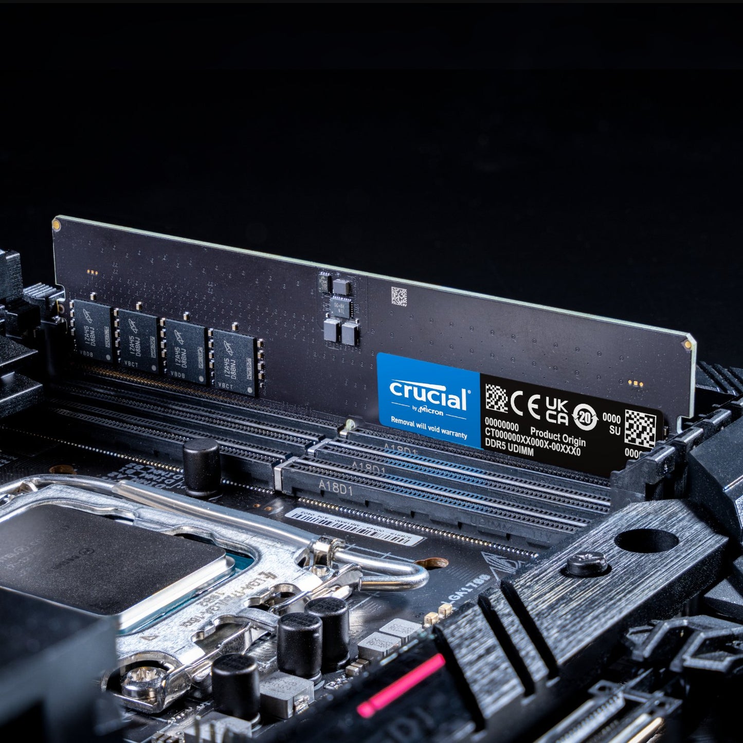Crucial DDR5 Desktop Memory - 8GB, 5600MHz
