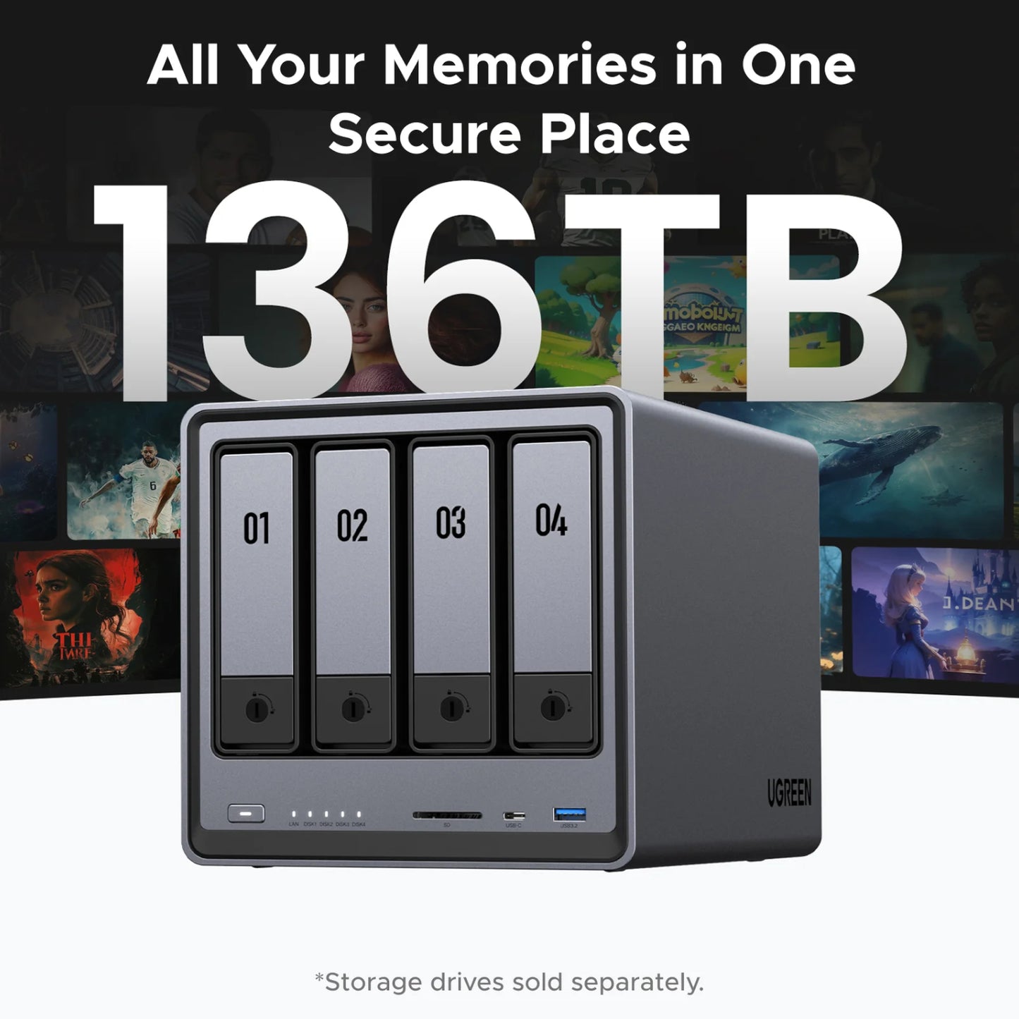 UGREEN NASync DXP4800 4 Bay NAS