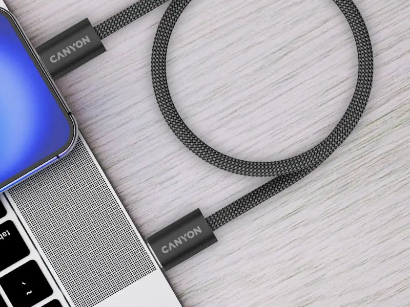 Canyon USB-C to USB-C 60W 1M - Black