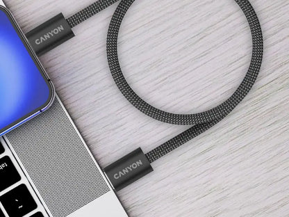 Canyon USB-C to USB-C 60W 1M - Black