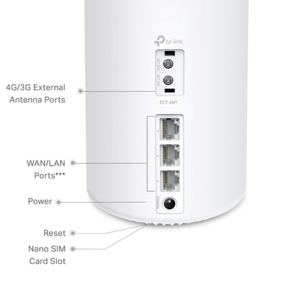 TP-Link 4G+ AX1500 Whole Home Mesh WiFi 6 Gateway - Deco X10-4G