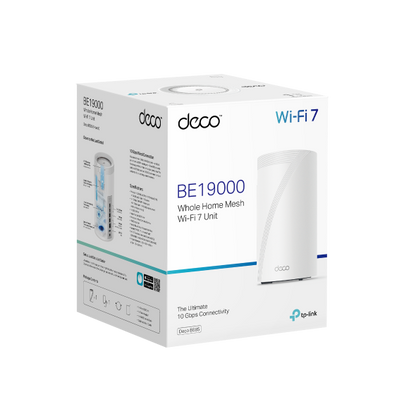 TP-Link BE19000 Tri-Band Whole Home Mesh WiFi 7 System - Deco BE85