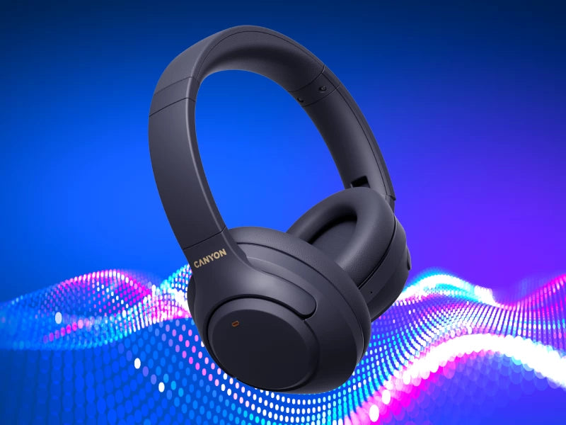 Canyon OnRiff 6 ANC Wireless Over-Ear Headphones - Blue