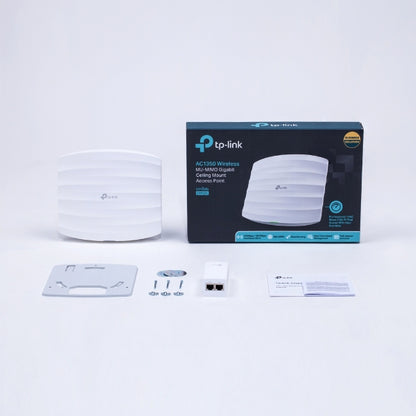 TP-Link AC1350 Wireless MU-MIMO Gigabit Ceiling Mount Access Point - EAP225