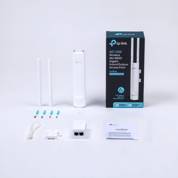TP-Link AC1200 Wireless MU-MIMO Gigabit Indoor/Outdoor Access Point - EAP225-Outdoor