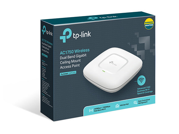 TP-Link AC1750 Wireless Dual Band Gigabit Ceiling Mount Access Point - EAP245
