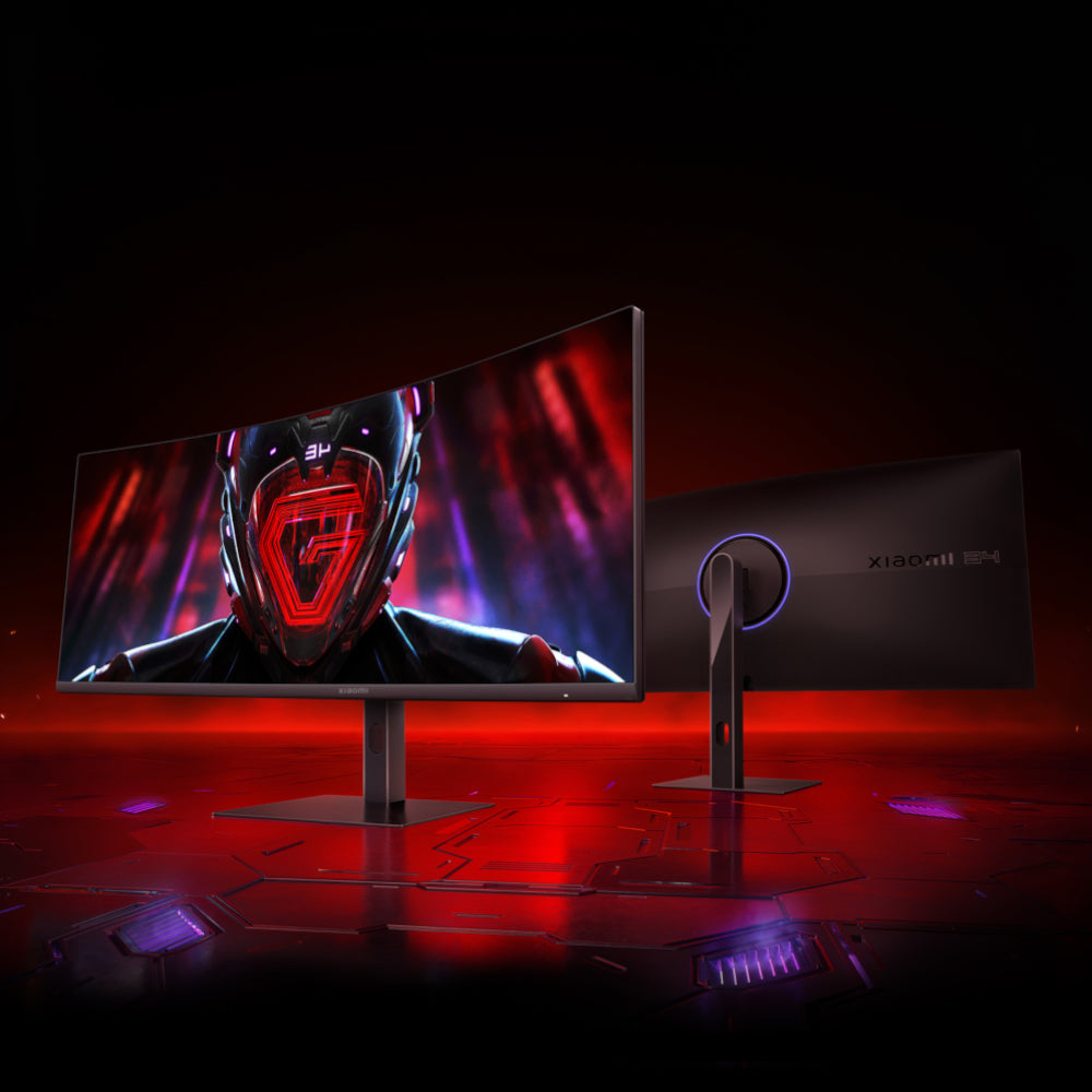 Xiaomi G34WQi 34″ 1440p UltraWide VA Curved Gaming Monitor (180Hz, 1ms, 21:9, HDMI/DP, AMD FreeSync, & 1500R Curve)
