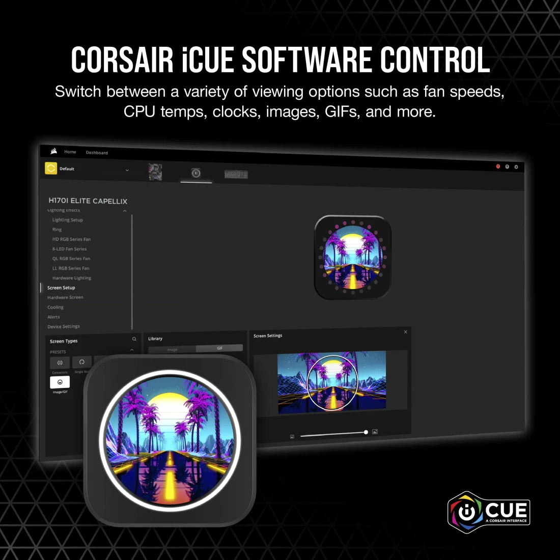 Corsair iCUE ELITE CPU Cooler LCD Display Upgrade Kit