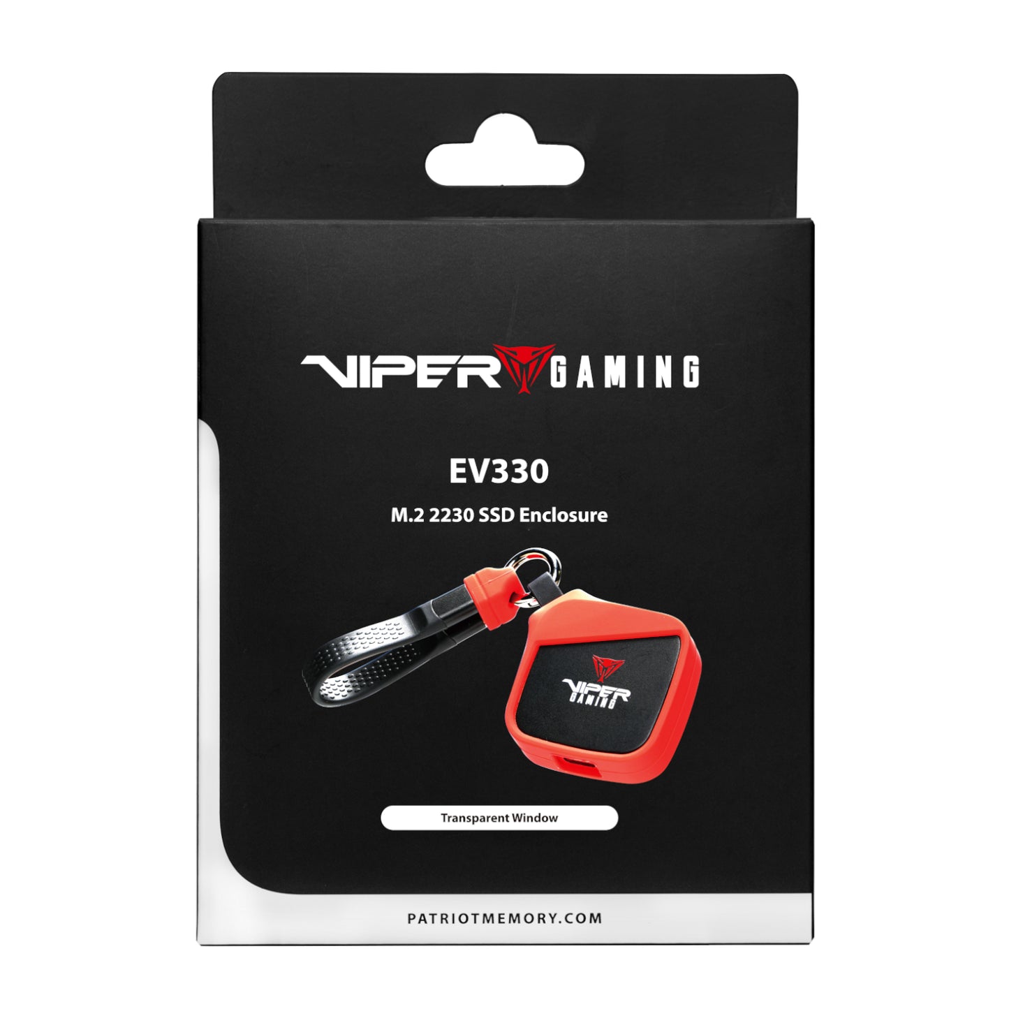 Patriot EV330 PCIe M.2 2230 USB 3.2 Gen2 SSD Enclosure – Black