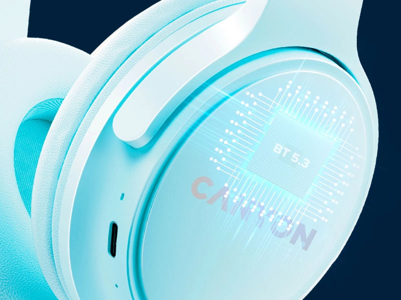 Canyon OnRiff 4 Wireless Over-Ear Headphones - Blue