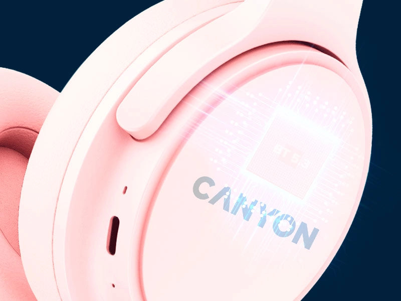 Canyon OnRiff 4 Wireless Over-Ear Headphones - Pink
