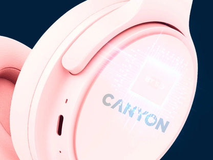 Canyon OnRiff 4 Wireless Over-Ear Headphones - Pink
