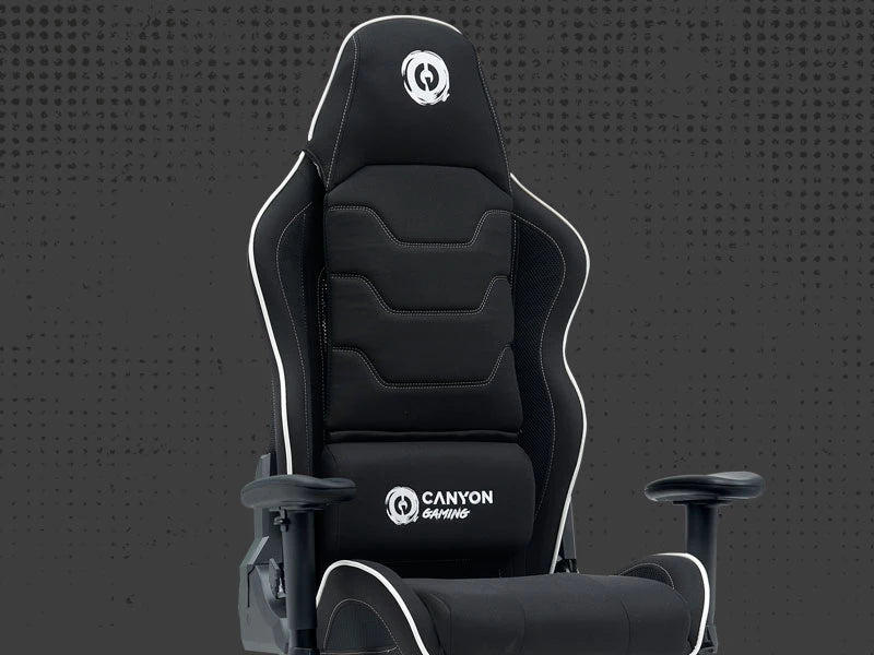 Canyon Shift Mesh/Fabric Transformer Gaming Chair MCCH01 - Black