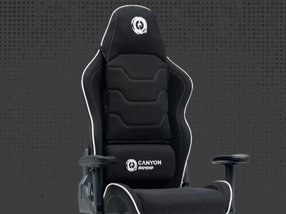 Canyon Shift Mesh/Fabric Transformer Gaming Chair MCCH01 - Black