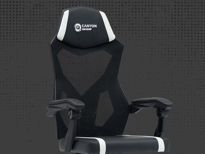 Canyon Ergonomic Gaming Chair Flow MCH01 - Black White