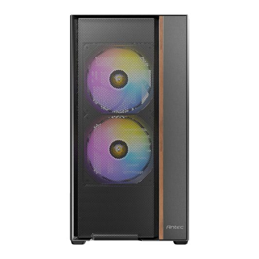 Antec FLUX Rear ARGB ATX Mid Tower Gaming Chassis – Black