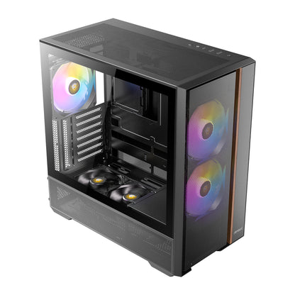 Antec FLUX Rear ARGB ATX Mid Tower Gaming Chassis – Black