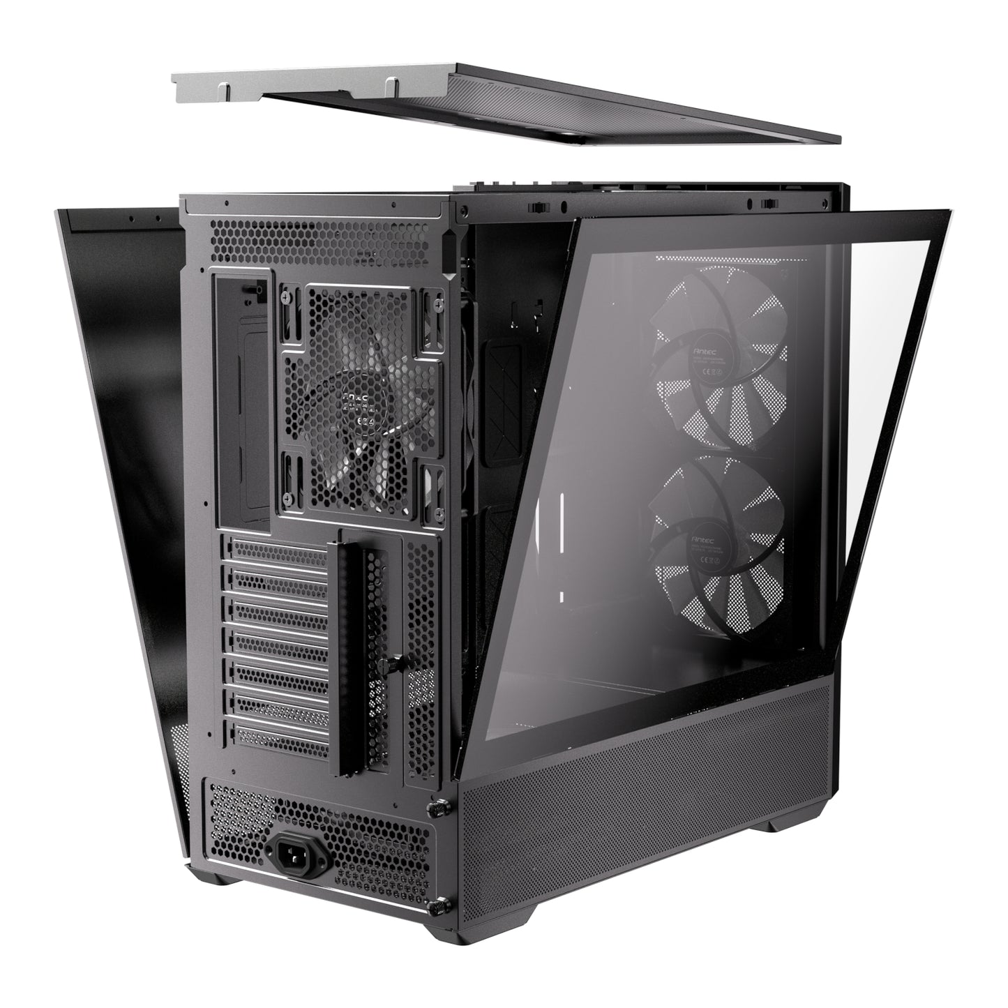 Antec FLUX Rear ARGB ATX Mid Tower Gaming Chassis – Black