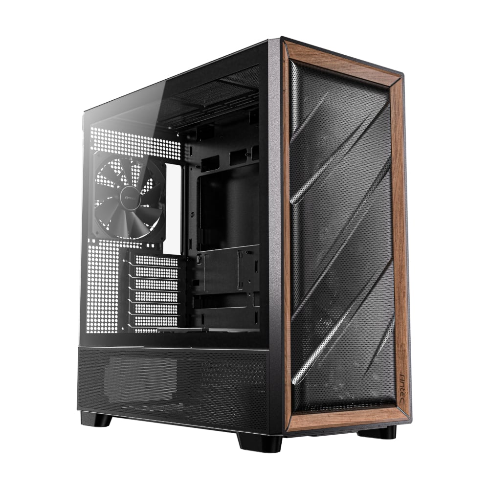 Antec FLUX ATX WOOD Mid Tower Gaming Chassis