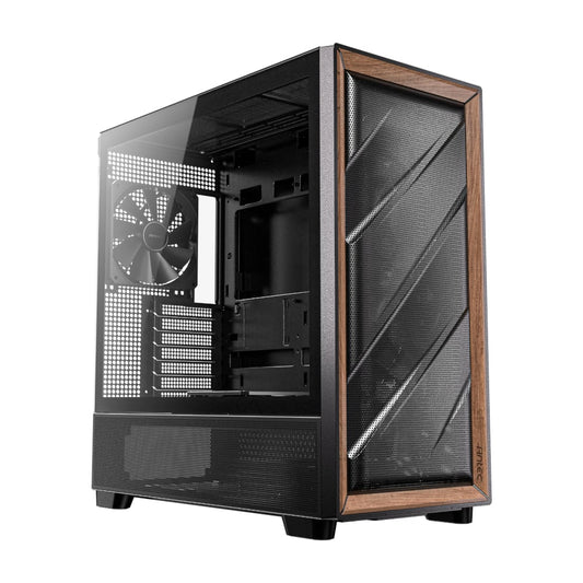 Antec FLUX ATX WOOD Mid Tower Gaming Chassis