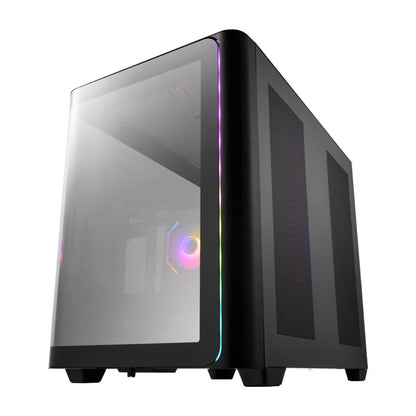 FSP M580 ARGB ATX Mid Tower Gaming Chassis – Black
