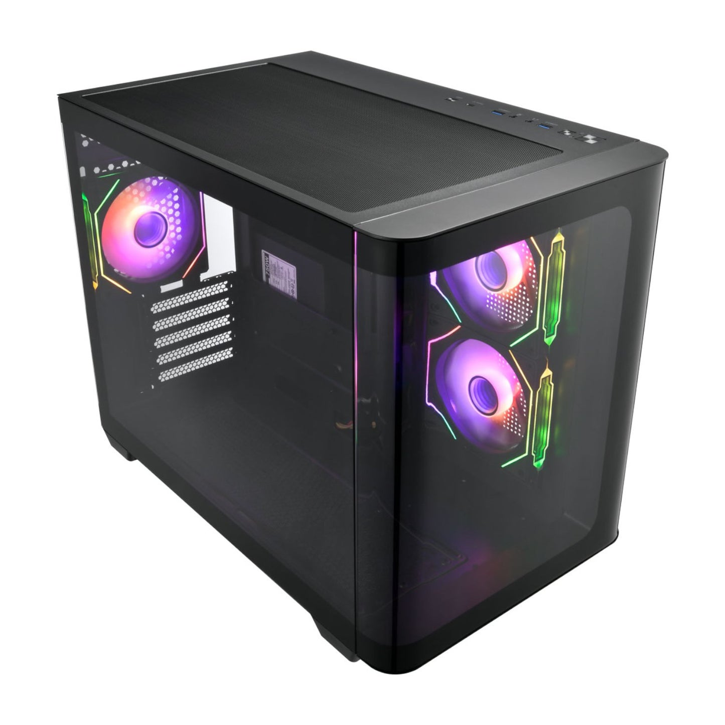 FSP S380 ARGB M-ATX Mid Tower Gaming Chassis