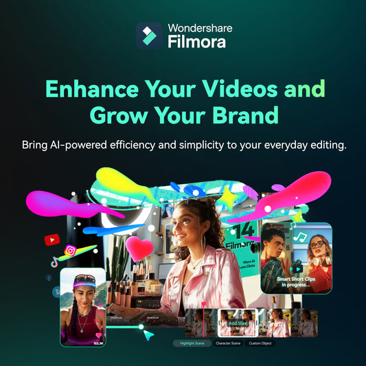 Wondershare Filmora AI Credits – 5000 Credits (Digital Annual License)