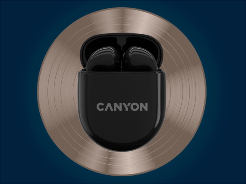 Canyon TWS-6 True Wireless Earbuds - Black