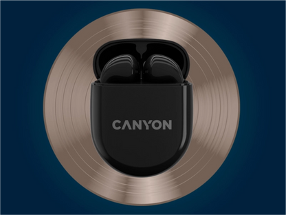 Canyon TWS-6 True Wireless Earbuds - Black
