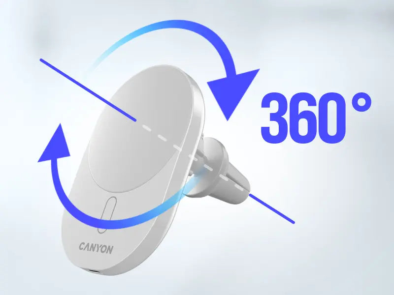 Canyon OnGrip 105 15W Qi2 Wireless Car Charger