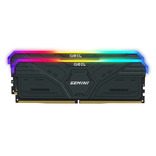Geil Gemini RGB DDR5 Grey Desktop Memory – 64GB (2X32GB), 6000MHz
