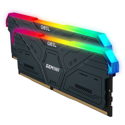 Geil Gemini RGB DDR5 Grey Desktop Memory – 32GB (2X16GB), 6000MHz