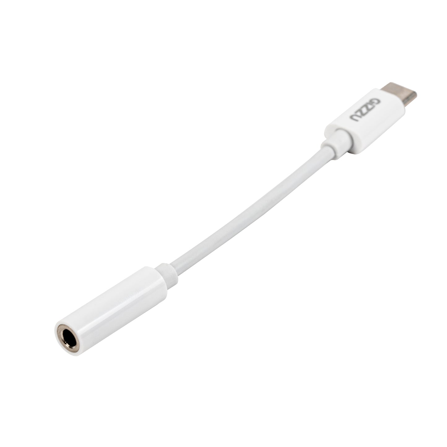 Gizzu USB Type-C to 3.5mm AUX Audio Adapter – White