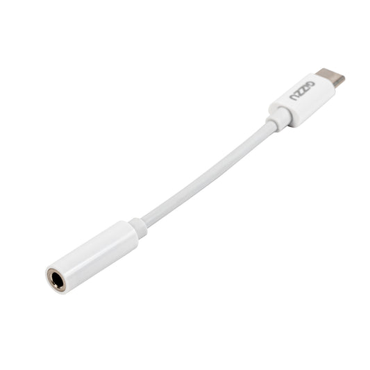 Gizzu USB Type-C to 3.5mm AUX Audio Adapter – White