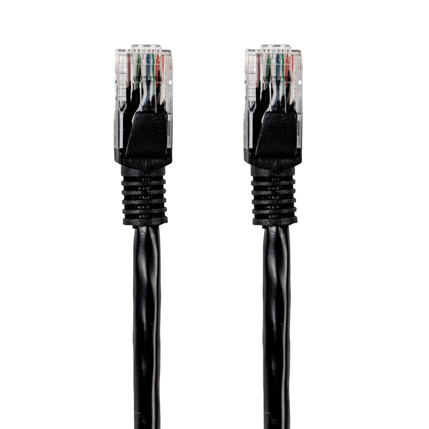 Black Gizzu Cat6 UTP Fly Lead Ethernet Network Cable - 0.5m