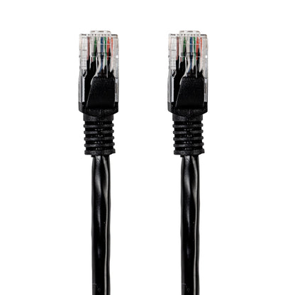 Black Gizzu Cat6 UTP Fly Lead Ethernet Network Cable - 0.5m