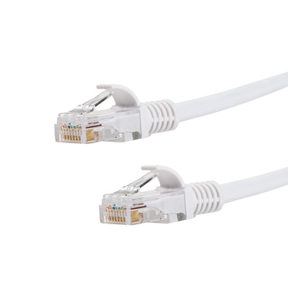 White Gizzu Cat6 UTP Fly Lead Ethernet Network Cable - 20m