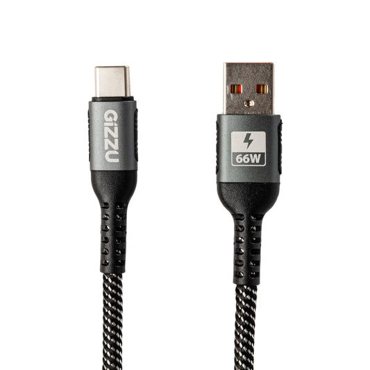 GIZZU 66W 480Mbps USB to Type-C 1m Cable