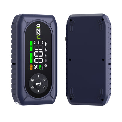 Gizzu 4-in-1 Jump Starter & Air Compressor